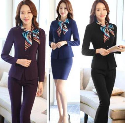 供應(yīng) 酒店工作服秋冬裝女領(lǐng)班前臺(tái)收銀餐廳服務(wù)員工作服長(zhǎng)袖美容師